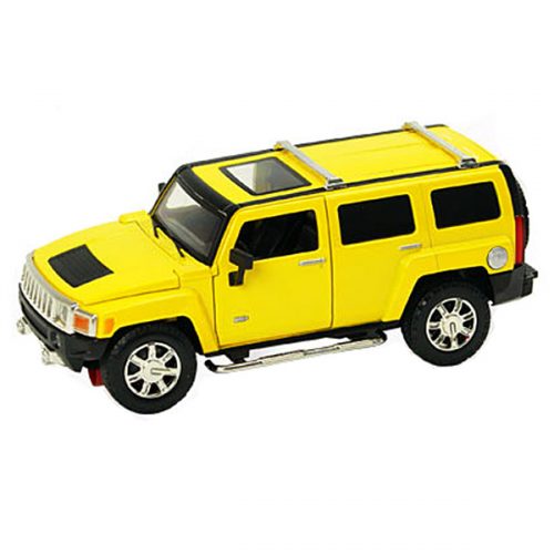 Hummer H3 Масштабная модель 1:24 Желтый