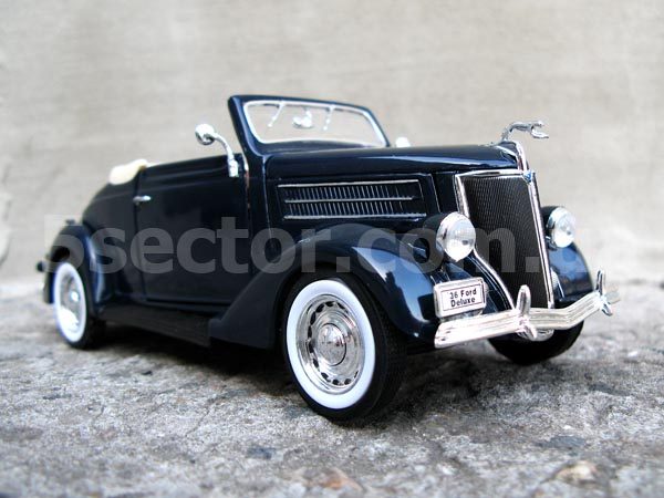 Ford Deluxe Convertible 1936 Модель автомобиля 1:24