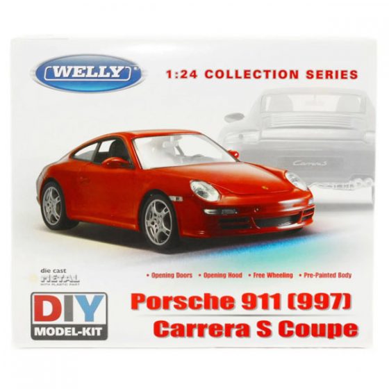 Сборная модель машинки Porsche 911 (997) Carrera S Coupe 1:24