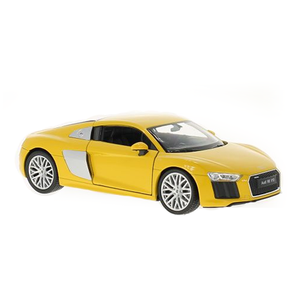 Audi R8 V10 Модель автомобиля 1:24 Желтый