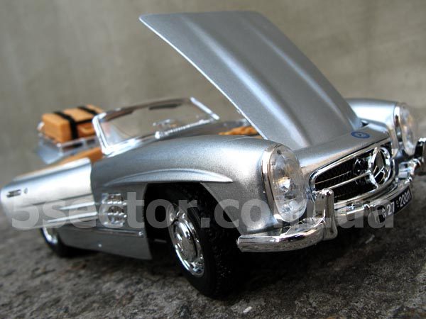 Mercedes 300 SL Roadster с багажной полкой Модель 1:18