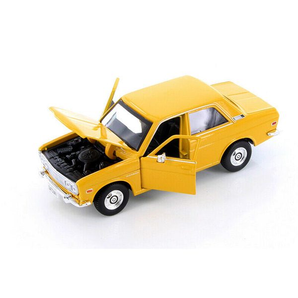 Datsun 510 1971 Коллекционная модель 1:24 Желтый