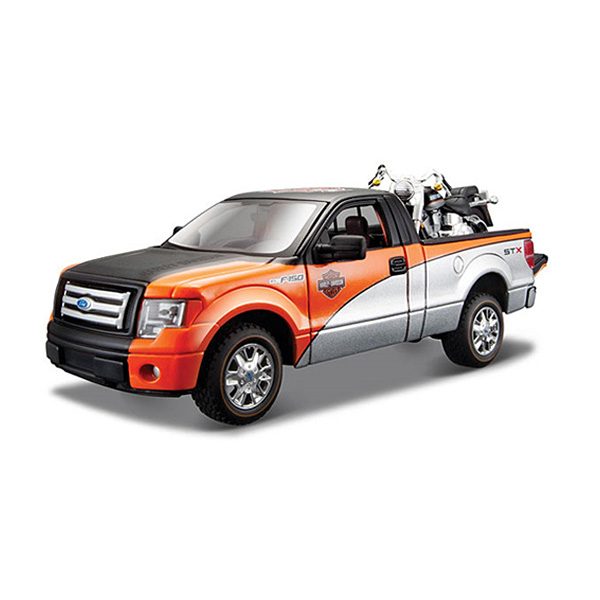 Ford F-150 STX Harley-Davidson & FLSTF Fat Boy H-D Модель 1:24