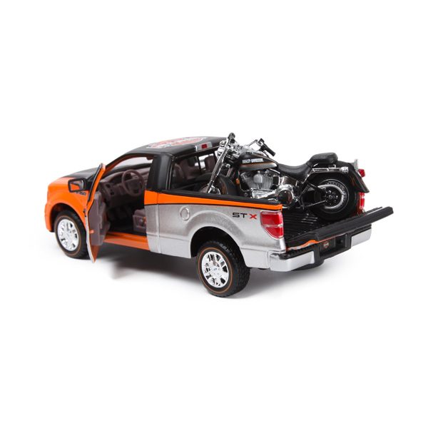 Ford F-150 STX Harley-Davidson & FLSTF Fat Boy H-D Модель 1:24