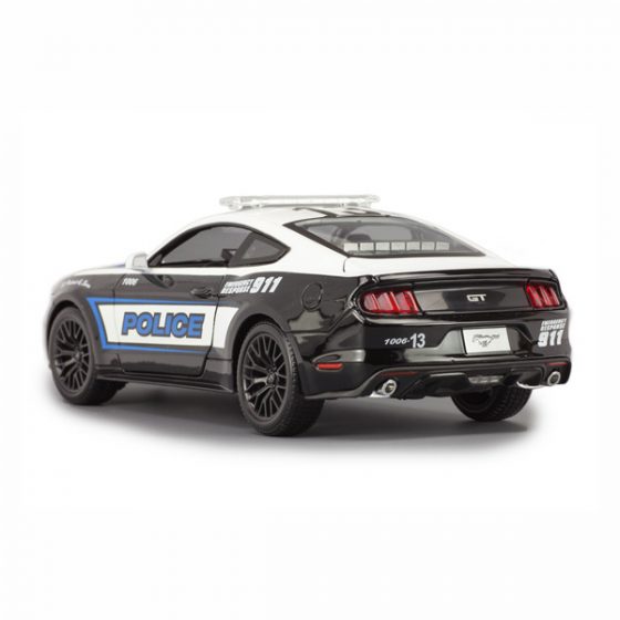 Ford Mustang GT Police 2015 модель автомобиля 1:18