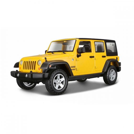 Jeep Wrangler Limited 2015 Модель 1:24 Желтый