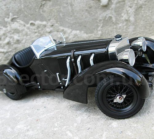 1930 Mercedes-Benz SSK Count Trossi The black prince Модель 1:18