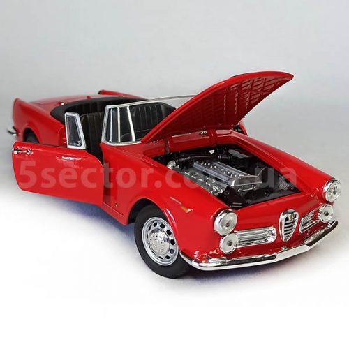 Alfa Romeo 2600 Spider 1960 Open top Модель 1:24 Красный