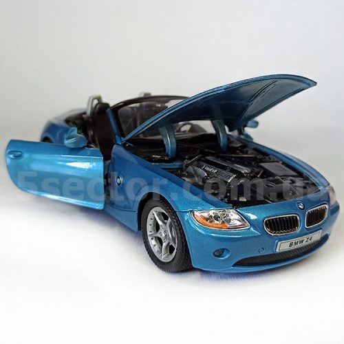 BMW Z4 2003 Модель 1:24 Голубой