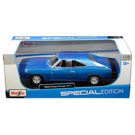 Dodge Charger R/T 1969 Модель 1:18 Голубой