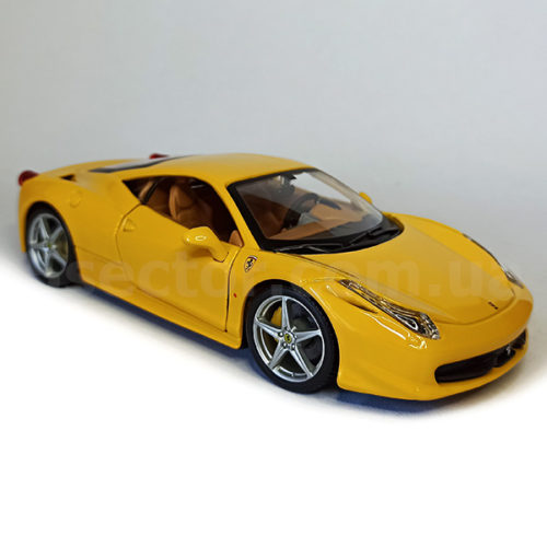 Ferrari 458 Italia Модель автомобиля 1:24 Желтый