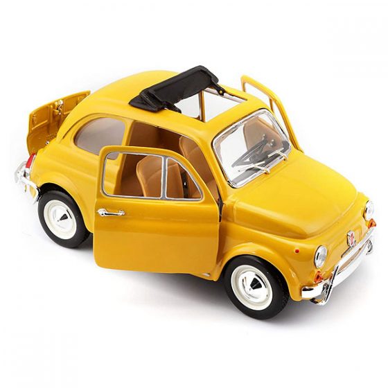 Fiat 500 L 1968 Коллекционная модель автомобиля 1:24