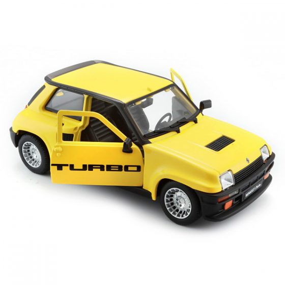 Renault 5 Turbo 1982 Коллекционная модель 1:24 Желтый