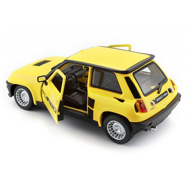 Renault 5 Turbo 1982 Коллекционная модель 1:24 Желтый