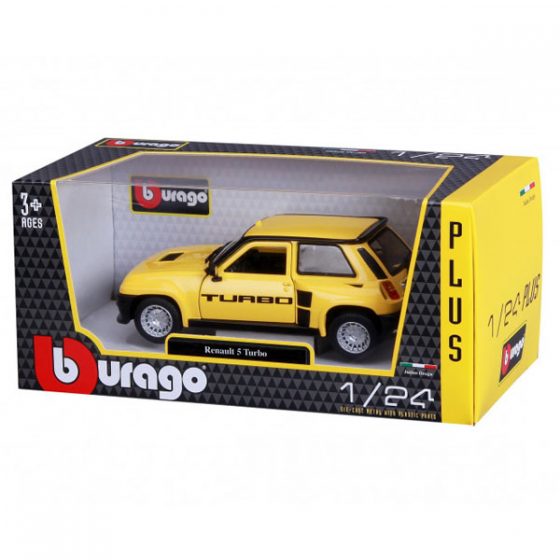 Renault 5 Turbo 1982 Коллекционная модель 1:24 Желтый