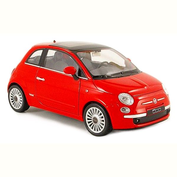 Fiat 500 2007 Коллекционная модель 1:24 Красный