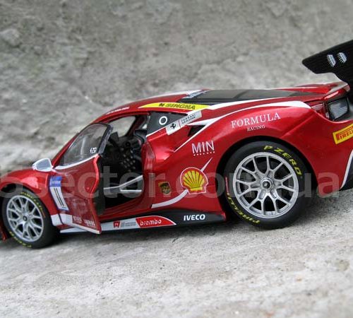 Ferrari 488 Challenge No.11 Formula racing 2017 Модель 1:24