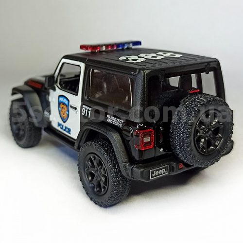 Jeep Wrangler Police Модель 1:36 Черный