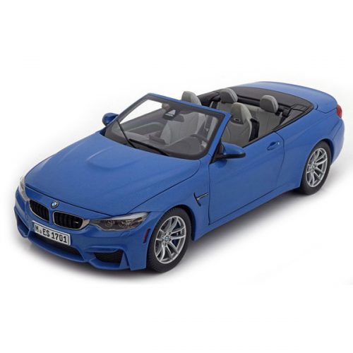 BMW M4 (F83) Cabriolet 2015 Модель 1:18 Синий