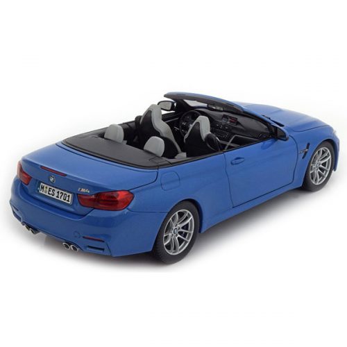 BMW M4 (F83) Cabriolet 2015 Модель 1:18 Синий