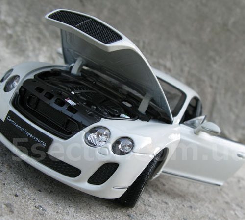 Bentley Continental SuperSports Модель 1:24 Белый