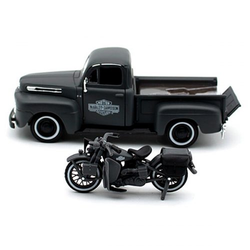 Ford F-1 1948 Tuning & Harley-Davidson WLA Flathead 1942 Модель 1:24