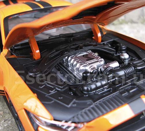 Ford Mustang Shelby GT500 2020 Модель 1:18 Оранжевый