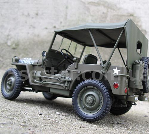 Jeep Willys MB U.S. Army with Soft Top Модель 1:18