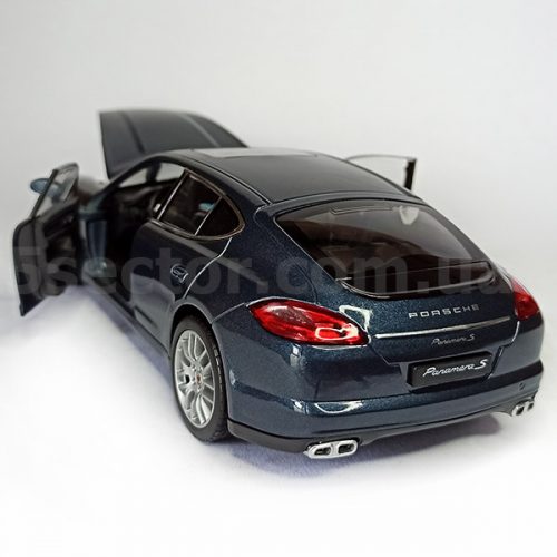 Porsche Panamera S Модель автомобиля 1:24 Темно-синий