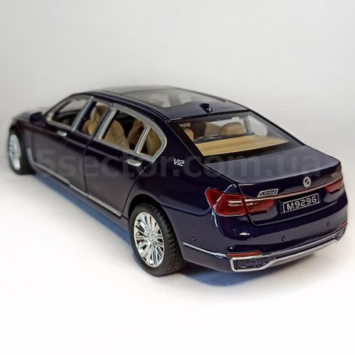 BMW 760 лимузин Модель 1:24 Синий