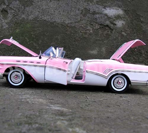 Buick Roadmaster Convertible 1957 Модель 1:18 Розовый