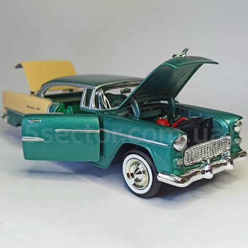 Chevrolet Bel Air 1955 Модель 1:24 Зеленый