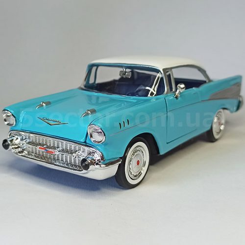 Chevrolet Bel Air 1957 Модель 1:24 Голубой