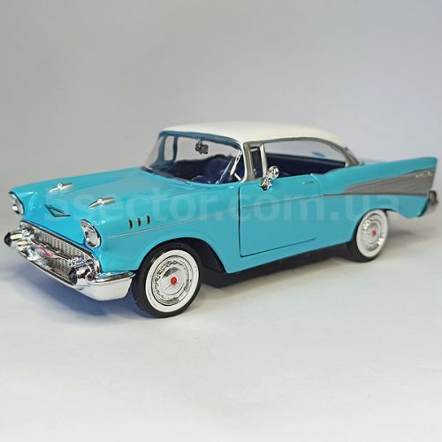 Chevrolet Bel Air 1957 Модель 1:24 Голубой