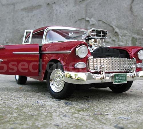 Chevrolet Bel Air Tuning 1955 Модель 1:18 Красный