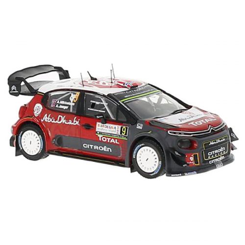 Citroen C3 WRC No.9 Rallye Sardinien 2017 Модель 1:43