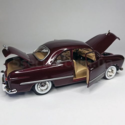 Ford Custom Club Coupe 1949 Модель 1:24 Бордовый