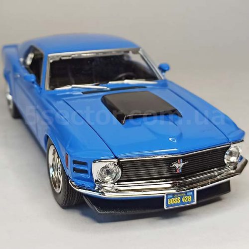 Ford Mustang Boss 429 1970 Модель 1:24 Синий