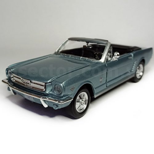 Ford Mustang Convertible 1964 Модель 1:24 Голубой