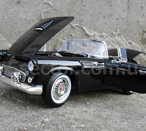 Ford Thunderbird Convertible 1956 Модель 1:18 Черный