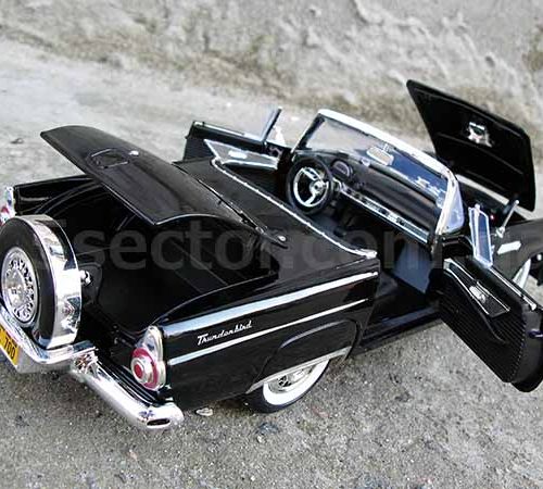 Ford Thunderbird Convertible 1956 Модель 1:18 Черный