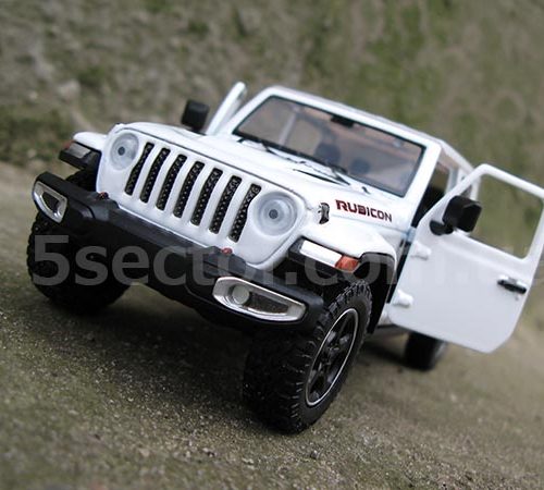 Jeep Gladiator Rubicon Hardtop 2021 Модель 1:24 Белый