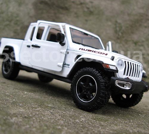 Jeep Gladiator Rubicon Hardtop 2021 Модель 1:24 Белый