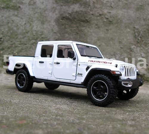 Jeep Gladiator Rubicon Hardtop 2021 Модель 1:24 Белый