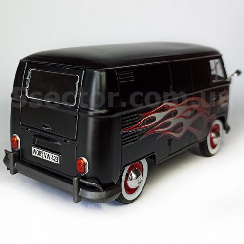 Volkswagen Type 2 (T1) Customs garage Модель 1:24 Черный