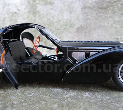 Bugatti Type 57SC Atlantic 1938 Модель 1:18 Черный