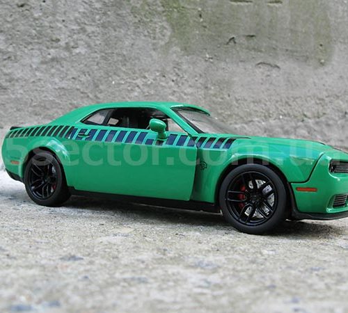 Dodge Challenger SRT Hellcat 2018 Модель 1:24 Зеленый