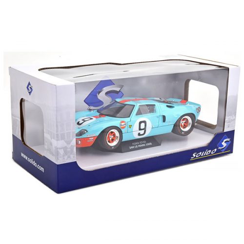 Ford GT40 Winner 24h Le Mans 1968 Модель 1:18 Голубой