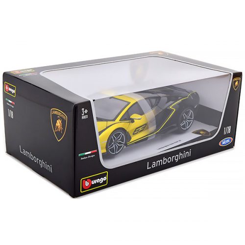 Lamborghini Sian FKP 37 No.63 Модель 1:18 Желто-черный