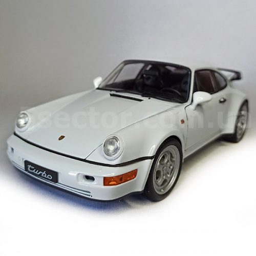 Porsche 911 (964) Turbo Модель 1:18 Белый